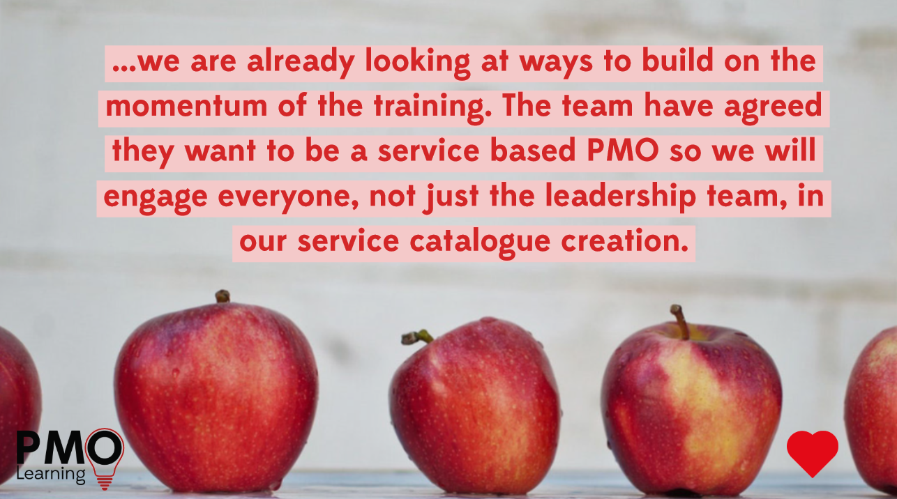 PMO Learning In-House Courses