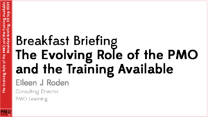 PMO Learning - Evolving PMO