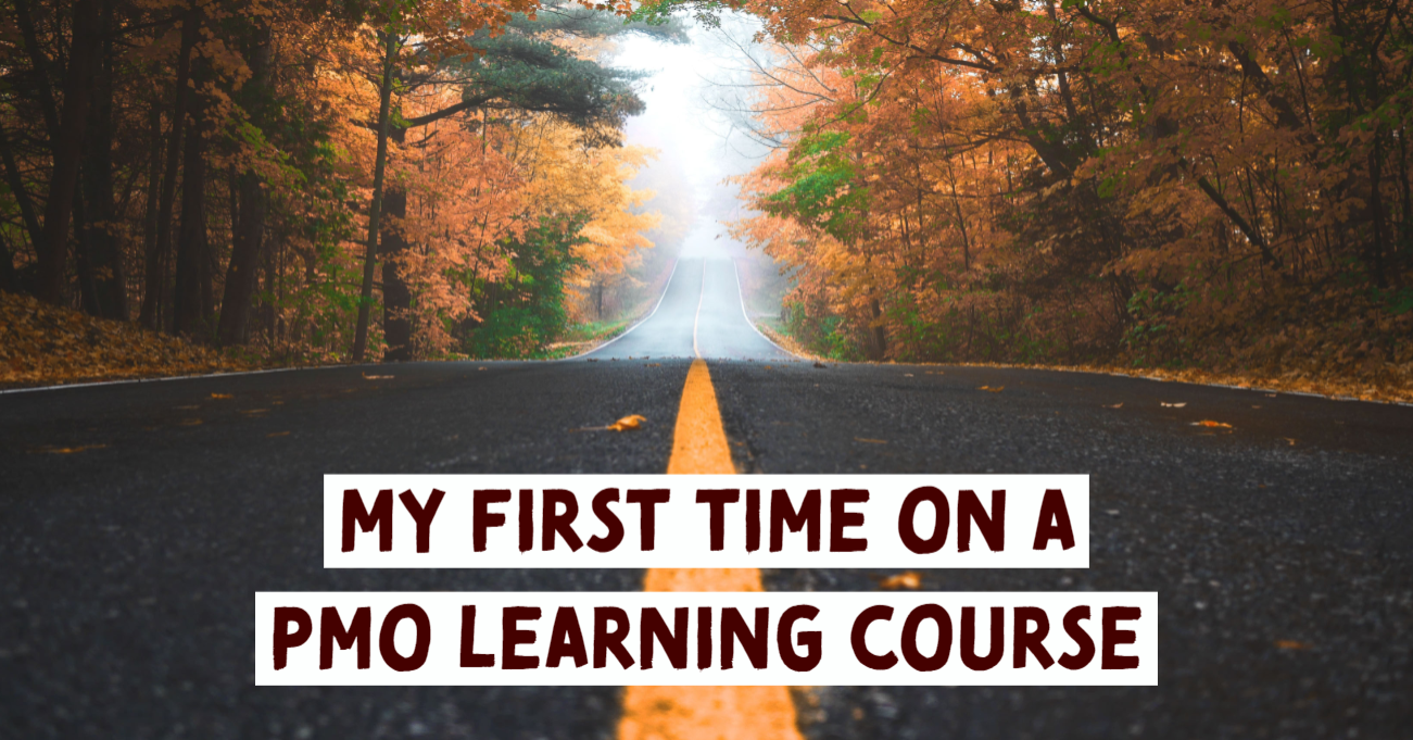 My First Time on a PMO Learning Course