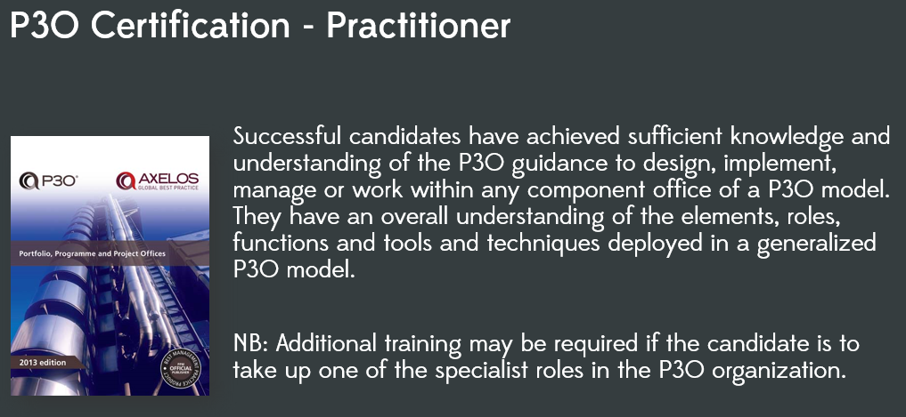 P3O Practitioner
