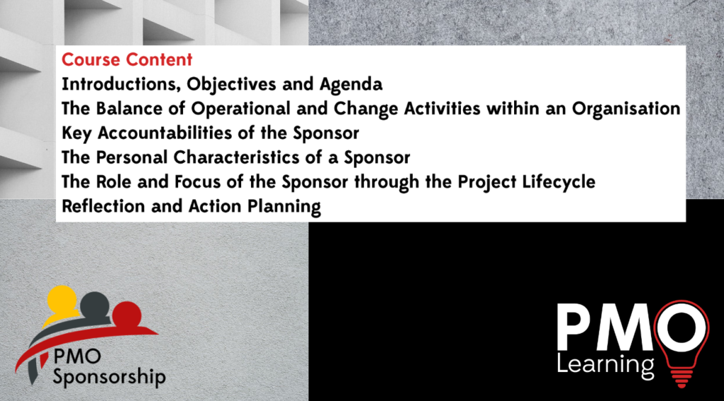 Project Sponsorship and the PMO