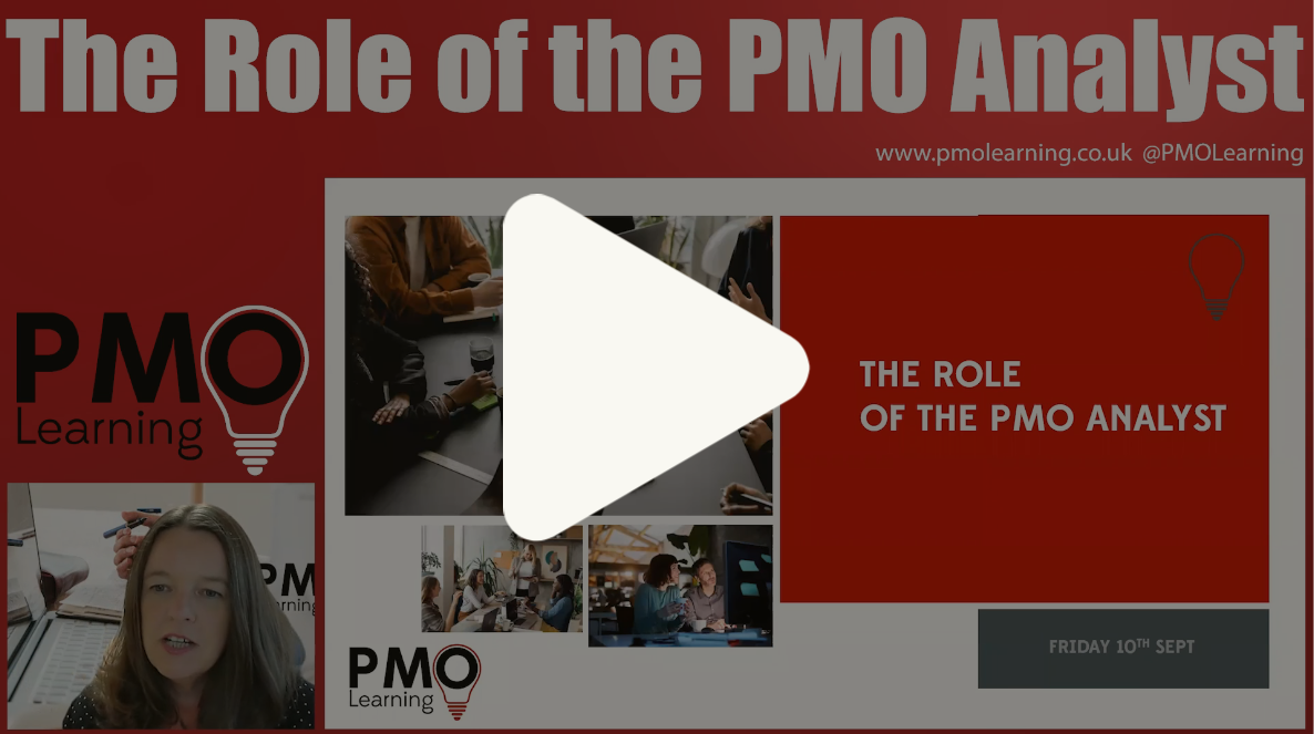 Introduction to the Role of the PMO Analyst – Webinar