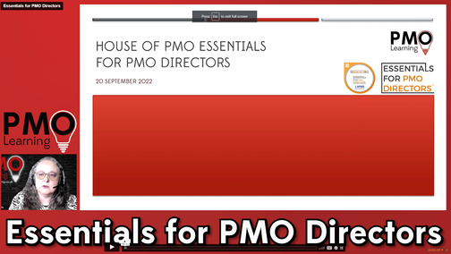 Essentials for PMO Directors Webinar