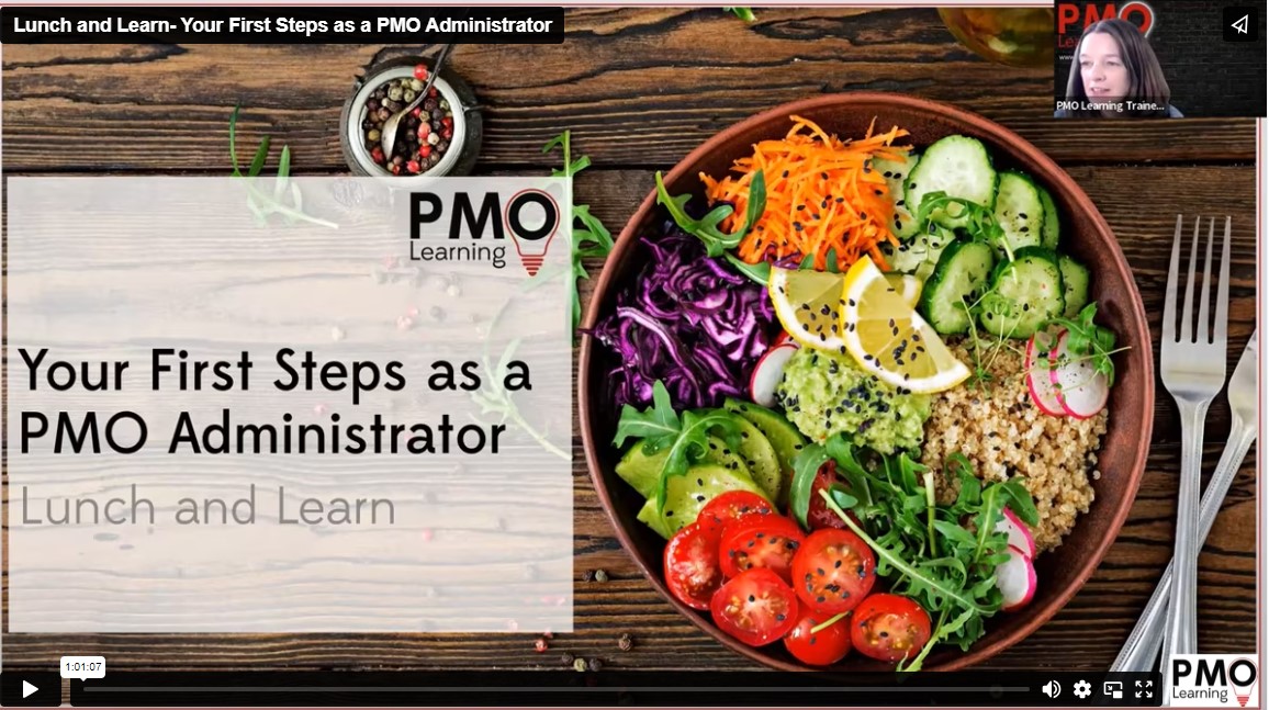 Lunch and Learn – Your First Steps as a PMO Administrator