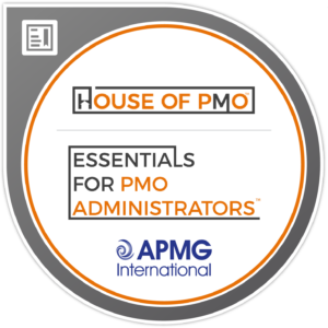 House of PMO Essentials for PMO Administrators badge